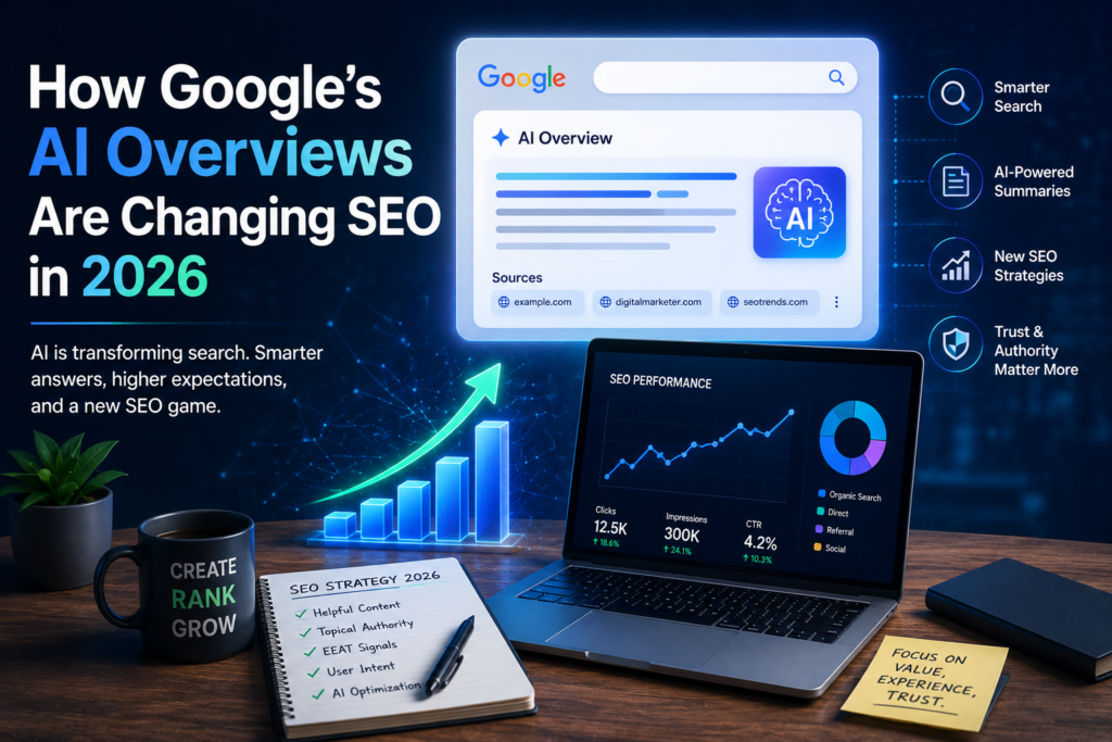 understanding Google AI Overviews impact on SEO in 2026.